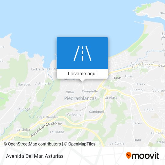 Mapa Avenida Del Mar