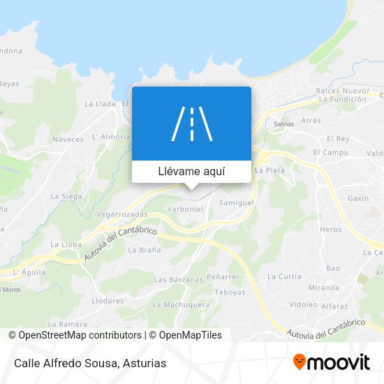 Mapa Calle Alfredo Sousa