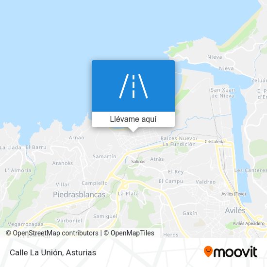 Mapa Calle La Unión