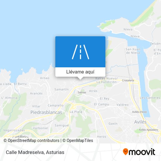 Mapa Calle Madreselva