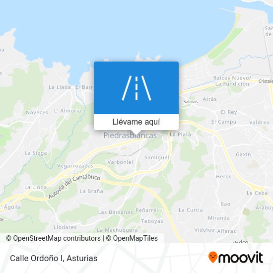 Mapa Calle Ordoño I