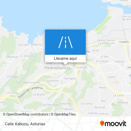 Mapa Calle Xabucu