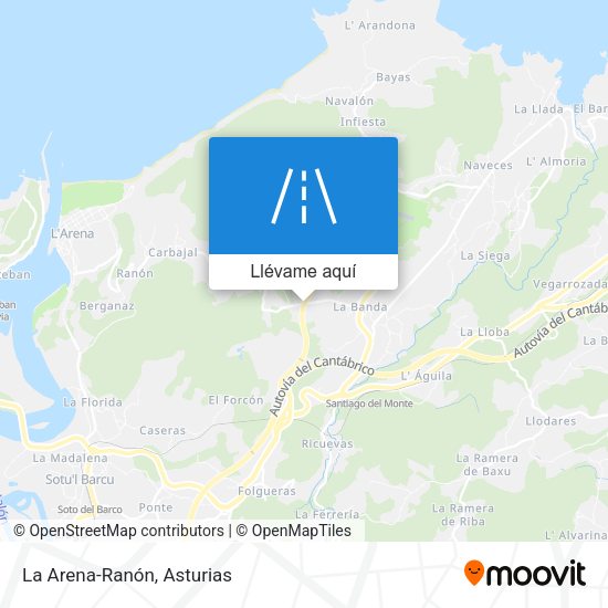 Mapa La Arena-Ranón
