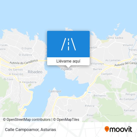 Mapa Calle Campoamor