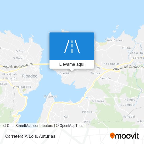 Mapa Carretera A Lois