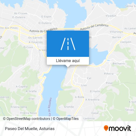 Mapa Paseo Del Muelle