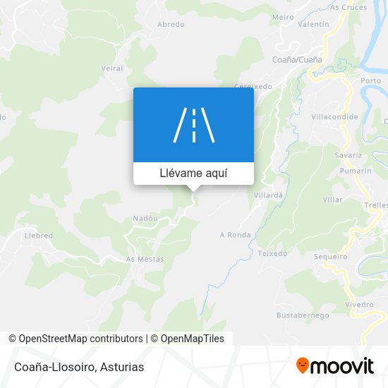 Mapa Coaña-Llosoiro