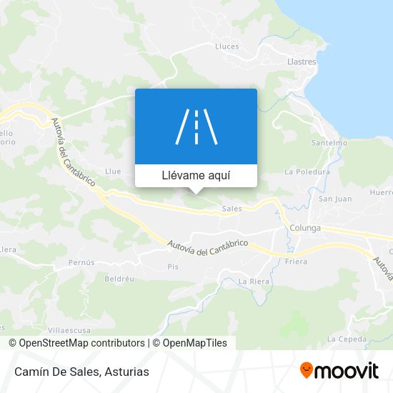 Mapa Camín De Sales