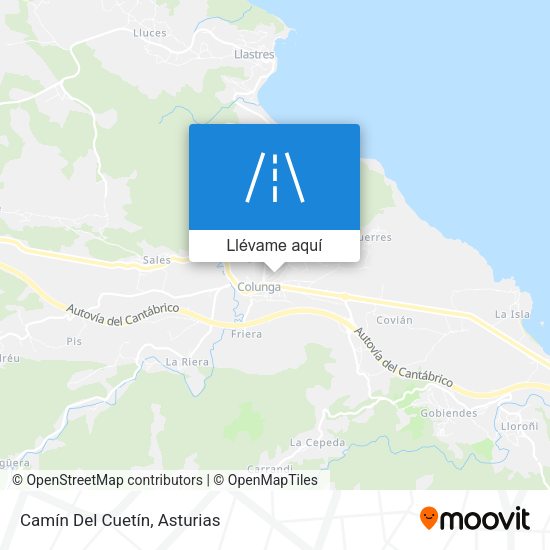 Mapa Camín Del Cuetín