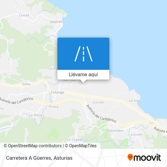 Mapa Carretera A Güerres