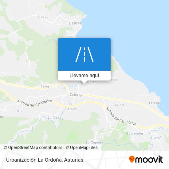 Mapa Urbanización La Ordoña