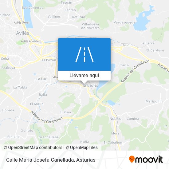 Mapa Calle Maria Josefa Canellada