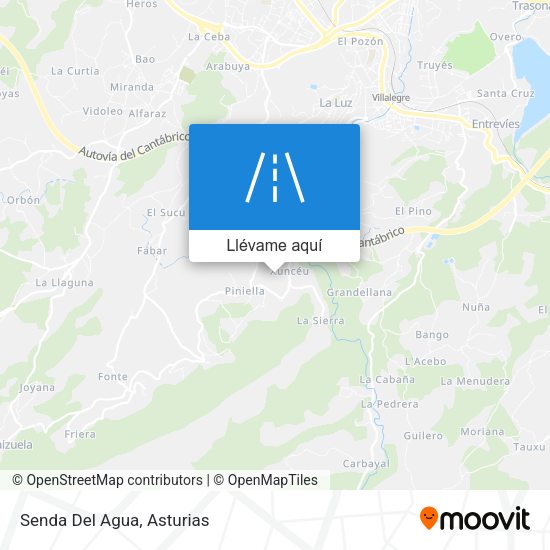 Mapa Senda Del Agua