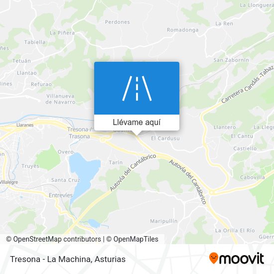 Mapa Tresona - La Machina