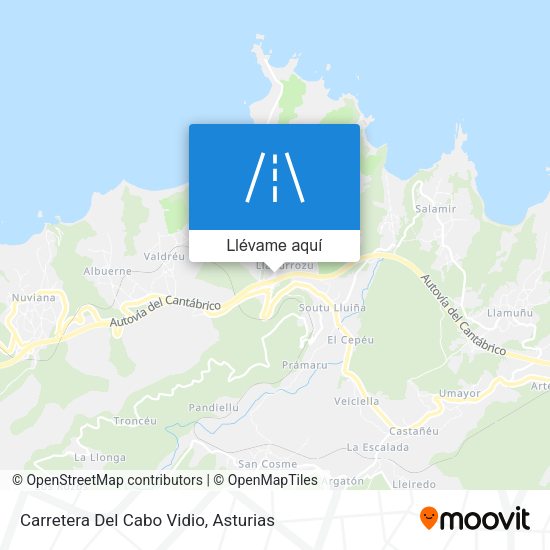 Mapa Carretera Del Cabo Vidio