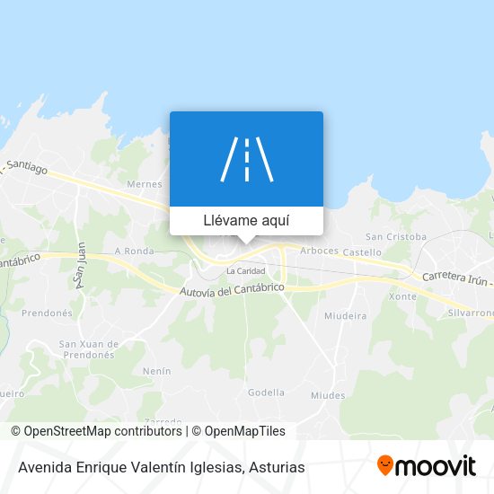 Mapa Avenida Enrique Valentín Iglesias