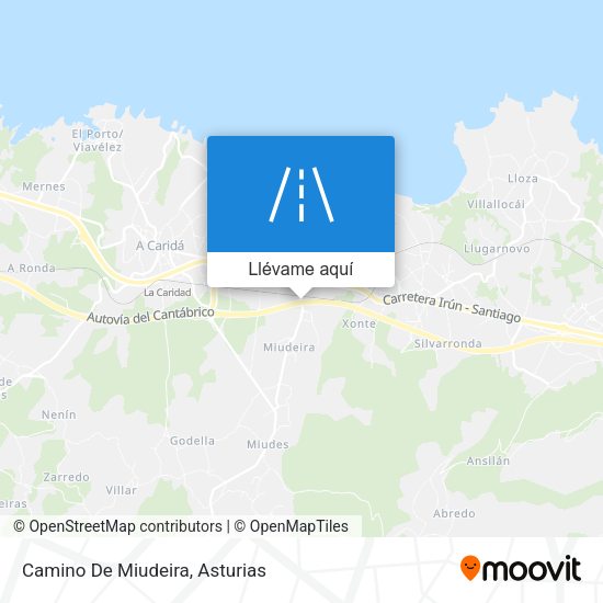 Mapa Camino De Miudeira