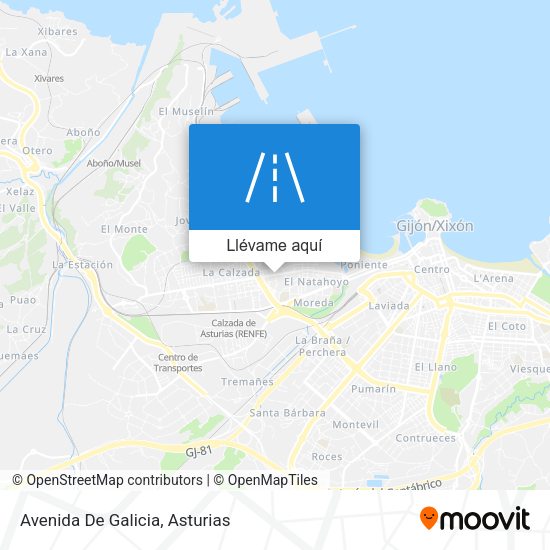 Mapa Avenida De Galicia