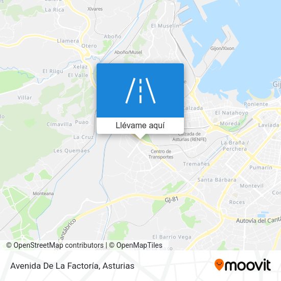 Mapa Avenida De La Factoría