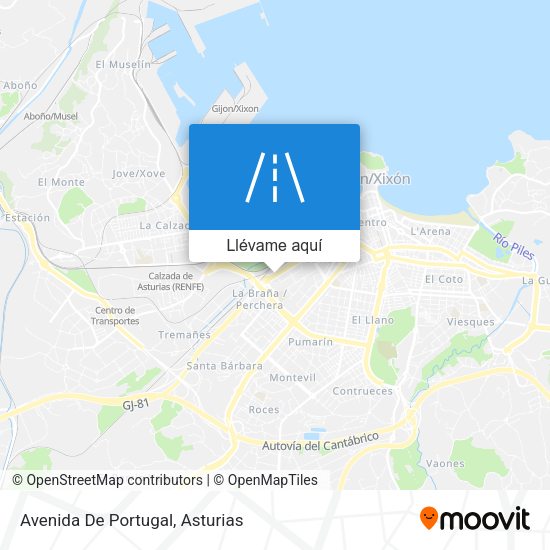 Mapa Avenida De Portugal
