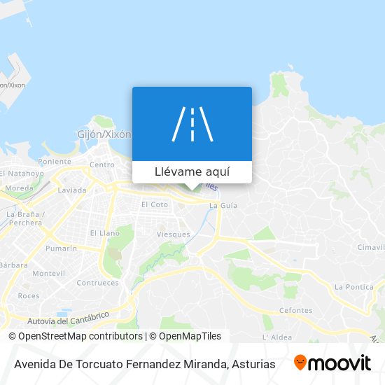 Mapa Avenida De Torcuato Fernandez Miranda