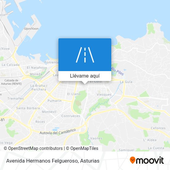 Mapa Avenida Hermanos Felgueroso