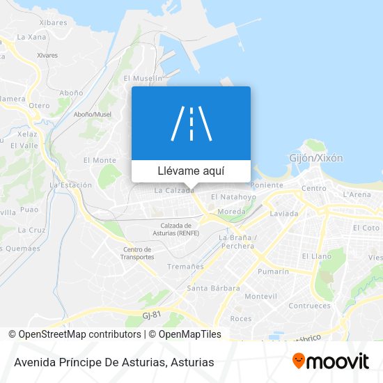 Mapa Avenida Príncipe De Asturias