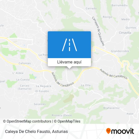 Mapa Caleya De Chelo Fausto