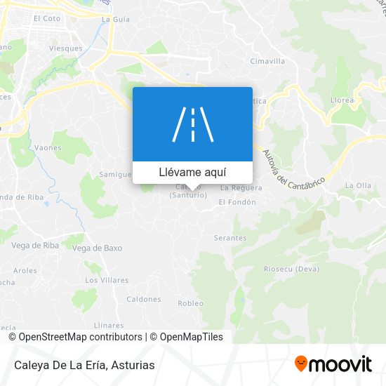 Mapa Caleya De La Ería