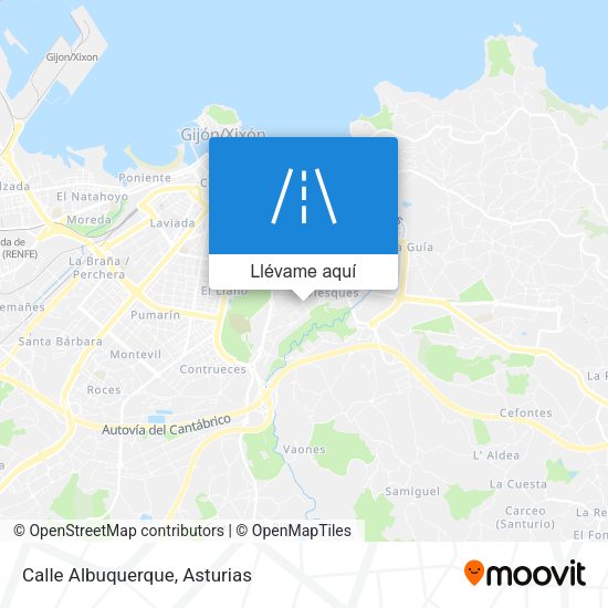 Mapa Calle Albuquerque