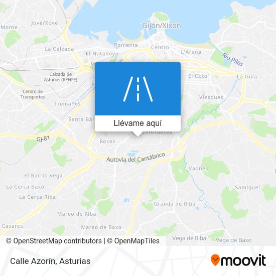 Mapa Calle Azorín