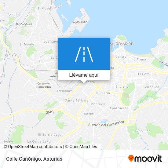 Mapa Calle Canónigo