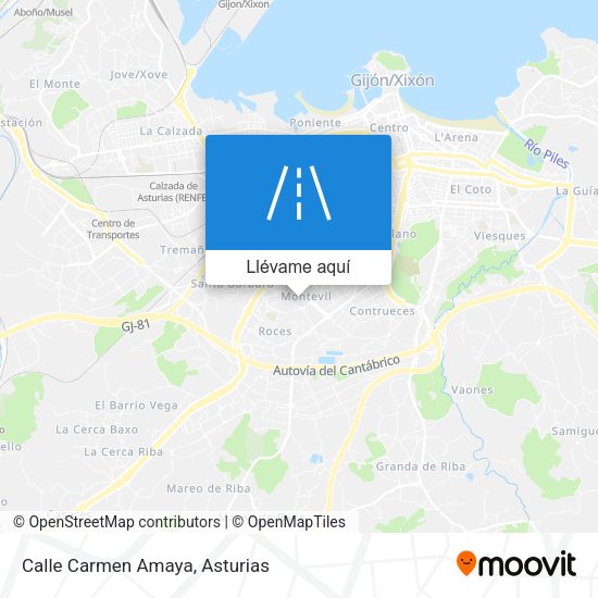 Mapa Calle Carmen Amaya