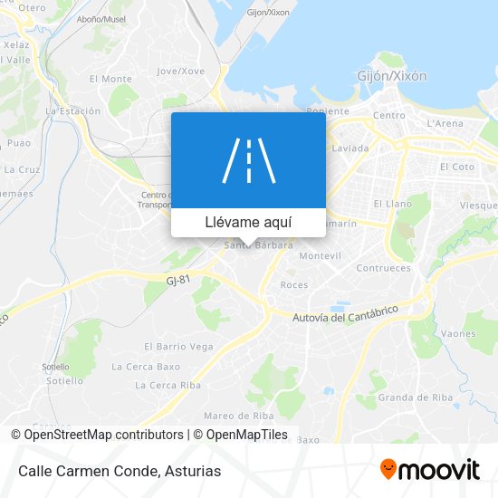 Mapa Calle Carmen Conde