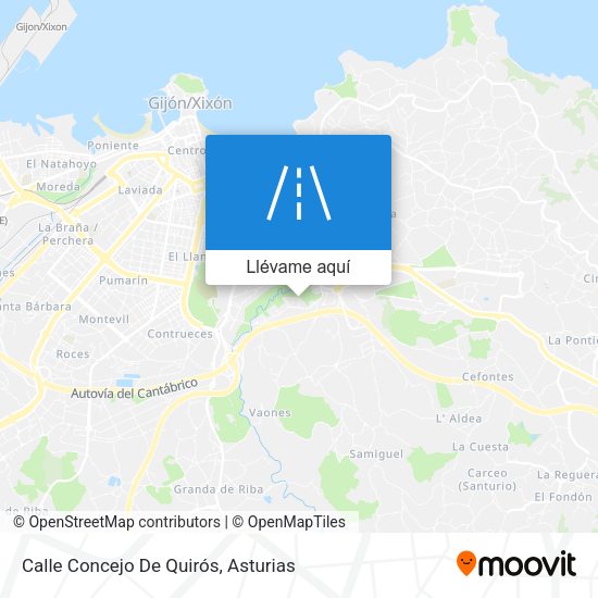 Mapa Calle Concejo De Quirós