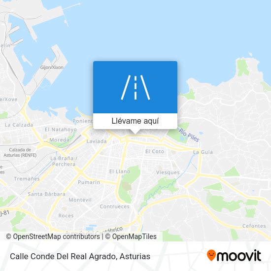 Mapa Calle Conde Del Real Agrado