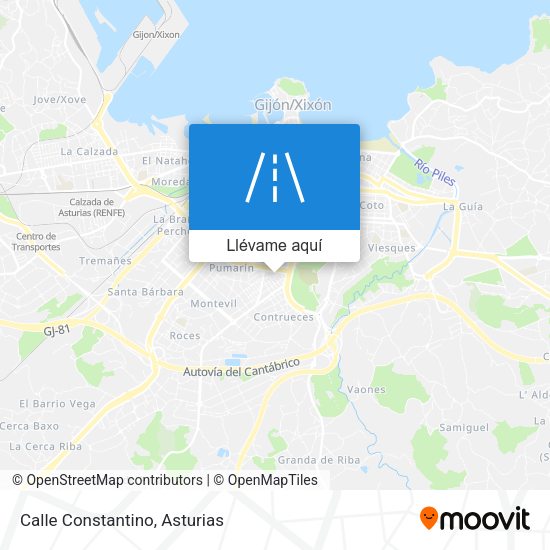 Mapa Calle Constantino