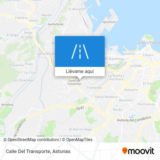Mapa Calle Del Transporte