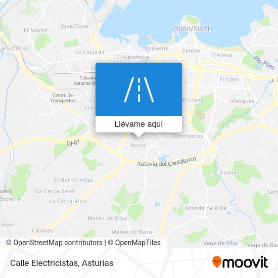Mapa Calle Electricistas