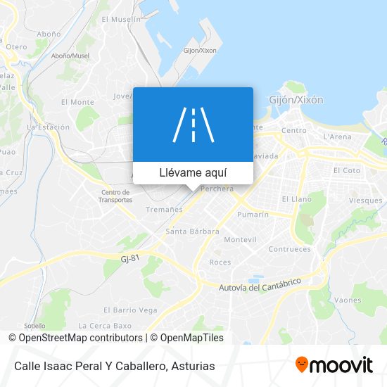 Mapa Calle Isaac Peral Y Caballero