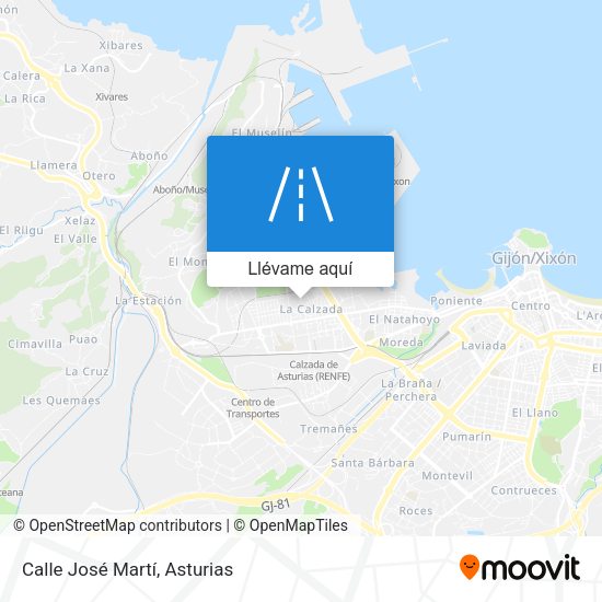 Mapa Calle José Martí