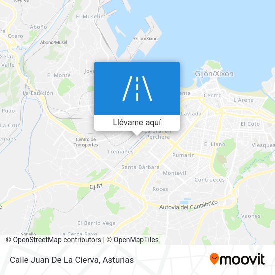 Mapa Calle Juan De La Cierva