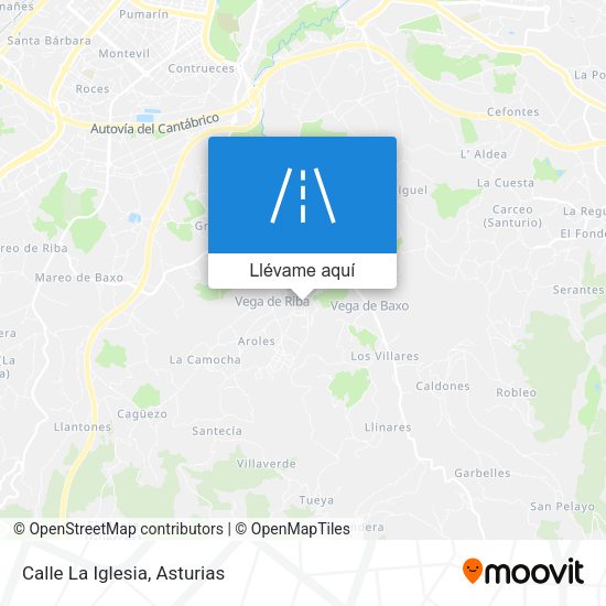 Mapa Calle La Iglesia