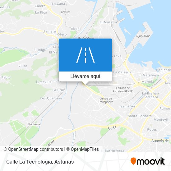 Mapa Calle La Tecnologia