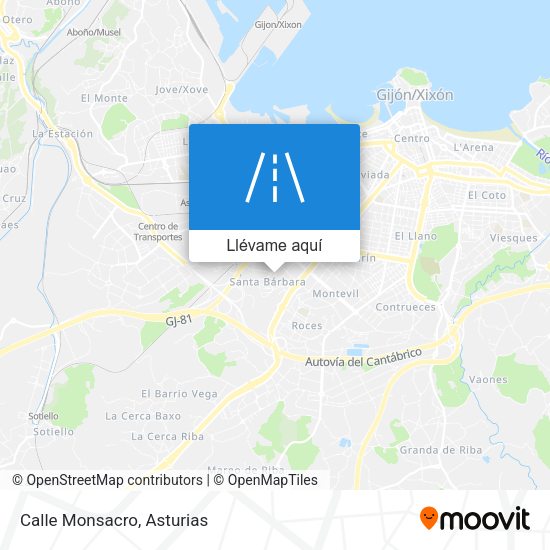 Mapa Calle Monsacro