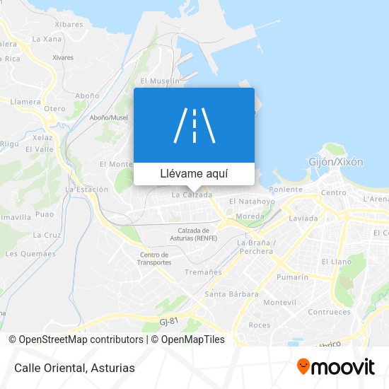 Mapa Calle Oriental