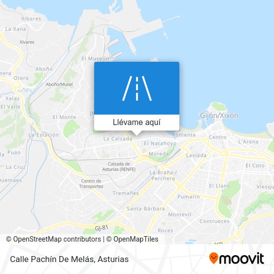 Mapa Calle Pachín De Melás