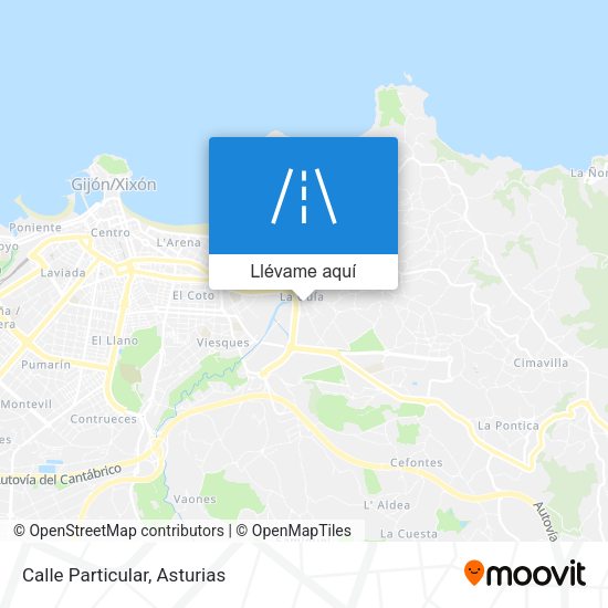 Mapa Calle Particular
