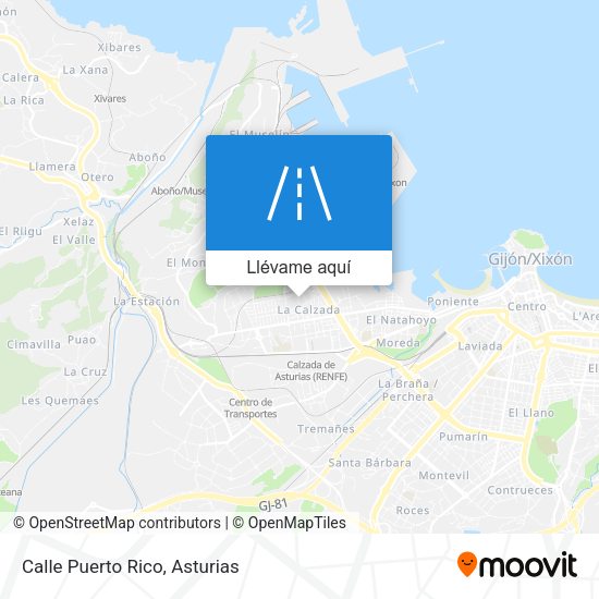 Mapa Calle Puerto Rico