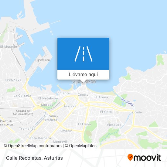 Mapa Calle Recoletas